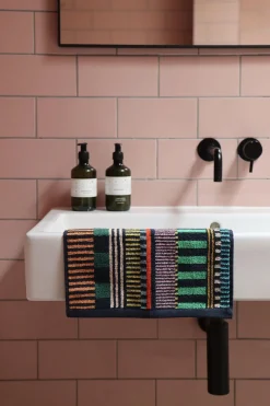 Towels & Bath Mats^Donna Wilson Multi Stripe Towels