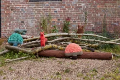 Cushions^Donna Wilson Mushroom Shaped Cushion - Red