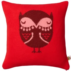 Cushions^Donna Wilson Owl Cushion - Red