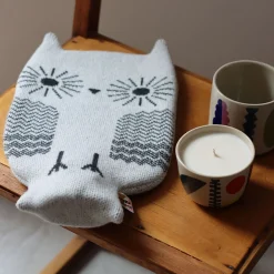 Hot Water Bottles^Donna Wilson Owl Hot Water Bottle - White