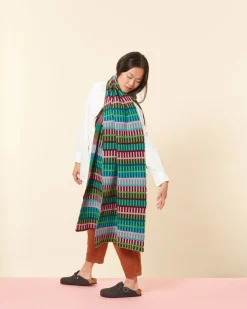 Scarves + Shawls^Donna Wilson Shiel Blanket Scarf - Claret