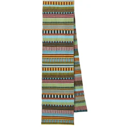 Scarves + Shawls^Donna Wilson Static Stripe Scarf - Turquoise