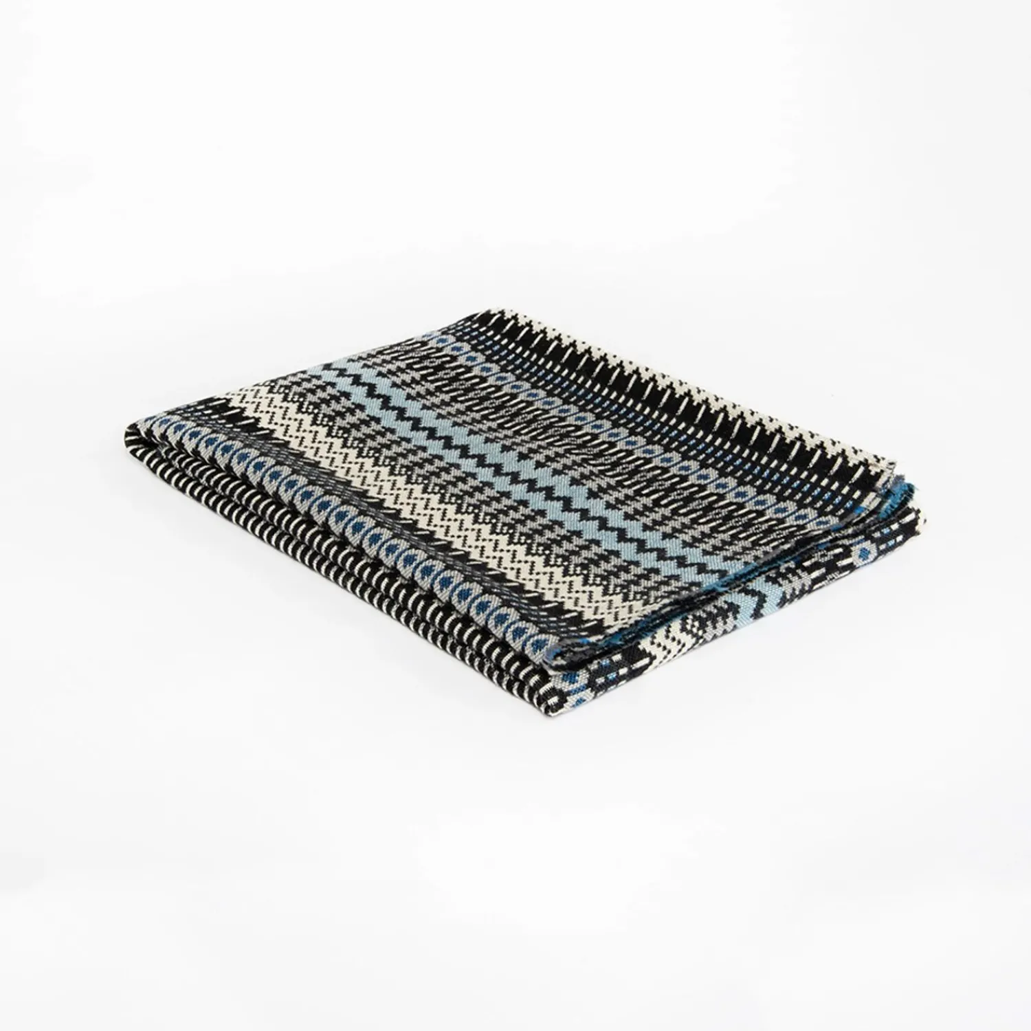Blankets & Throws^Donna Wilson Static Throw - Blue Pearl