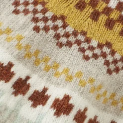 Lambswool Sweaters^Donna Wilson Taigh Yoke Sweater - White