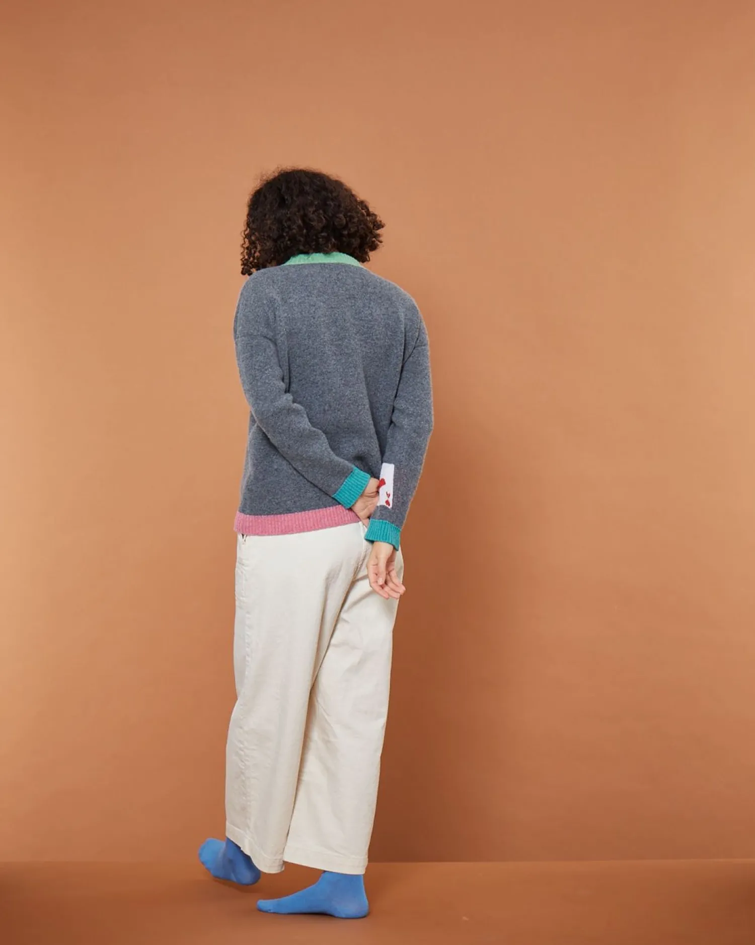 Lambswool Sweaters^Donna Wilson Trick Up My Sleeve Sweater - Derby