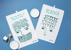 Ceramics & Tableware^Donna Wilson Use My Waves Tea Towel